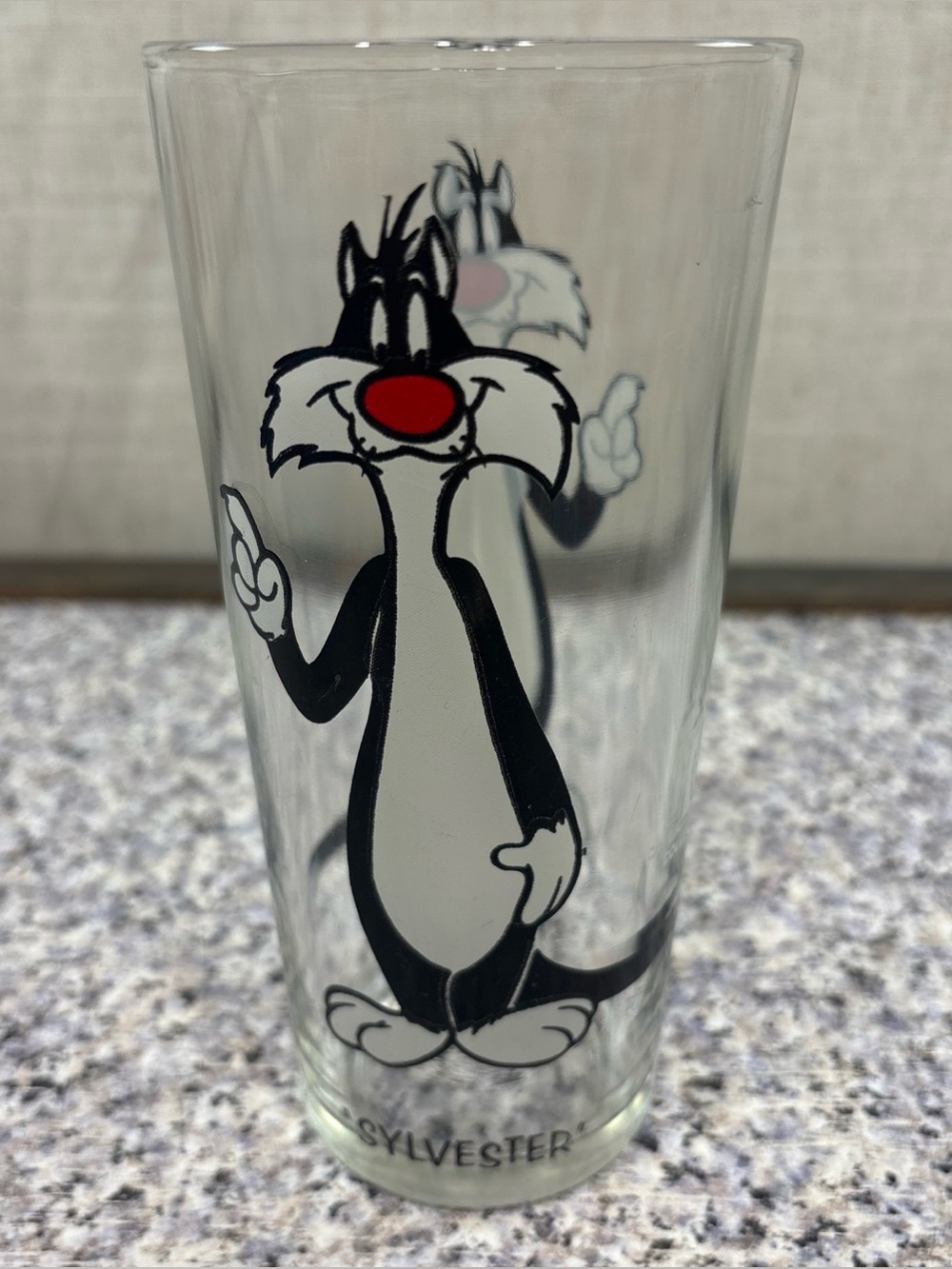 Vintage 1973 Sylvester Warner Bros Pepsi Collector Series Glass